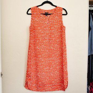 ANN TAYLOR Orange Summer Dress SZ: M